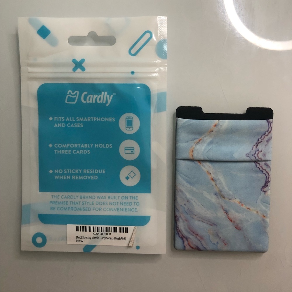 Cardly stick-on wallet